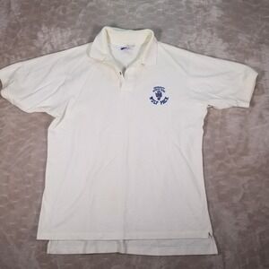 VTG Hanes Polo Shirt Sz XL UNR University of Nevada Reno Wolfpack Embroidered